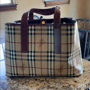Authentic Burberry Tote.